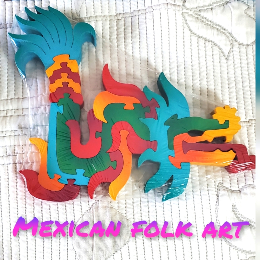 Mexican folk art children's puzzle